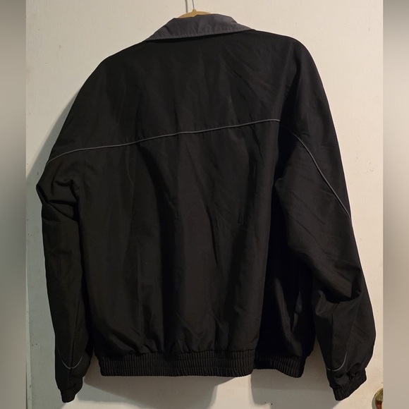 Perry Ellis Black and Gray Men's Windbreaker - Picture 4 of 7